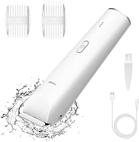 Furrykid Dog Clippers for Grooming, Low Noise Waterproof Dog Grooming kit, Rechargeable Cordless Electric Hair Clippers Kit for Dogs Cats Pets