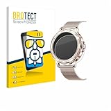 BROTECT Schutzglas für Darmowade Smartwatch 1.2' Schutzfolie Panzer Folie Glas Displayschutz Made in Germany [Kratzfest 9H, Anti-Fingerprint]