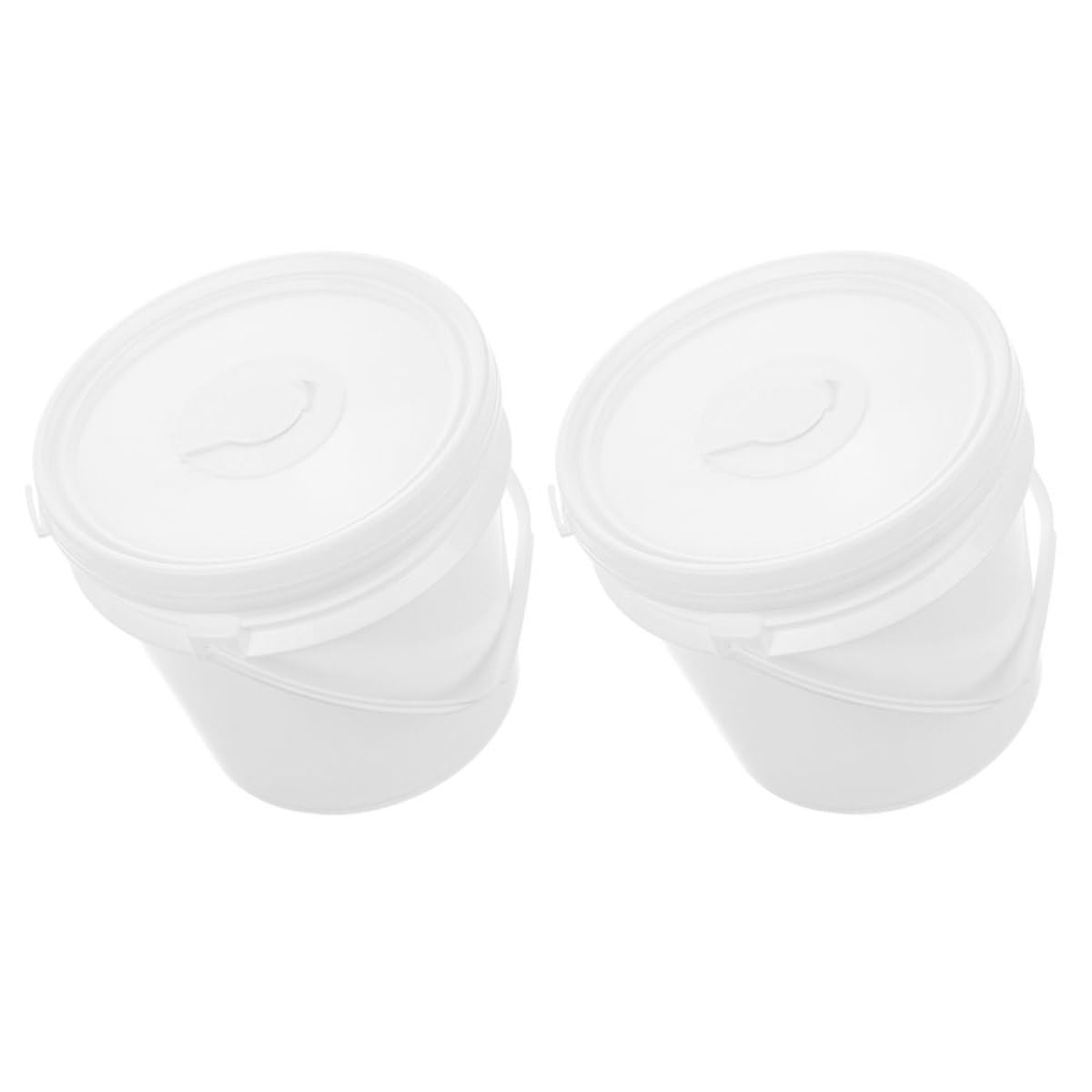 Boîtes de Rangement avec Couvercle Hermétique pour Lingettes Humides Lot de 2 en Plastique Blanc, Grosse Capacité pour Bébé, Salle de Bain et Voiture