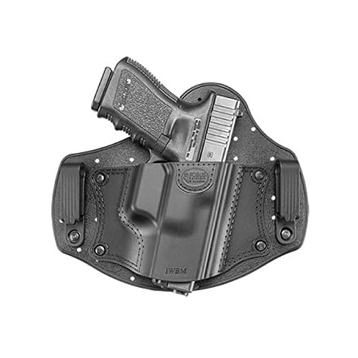 Fobus New iwbm Right IWB Inside Waist Banda Holster for Glock 26 & 19 Beretta PX4 Compact Walther PPQ & P99 Ruger SR9/40/45/Ruger LC9/9S S & W Shield Taurus 709 Slim & PT111 G2