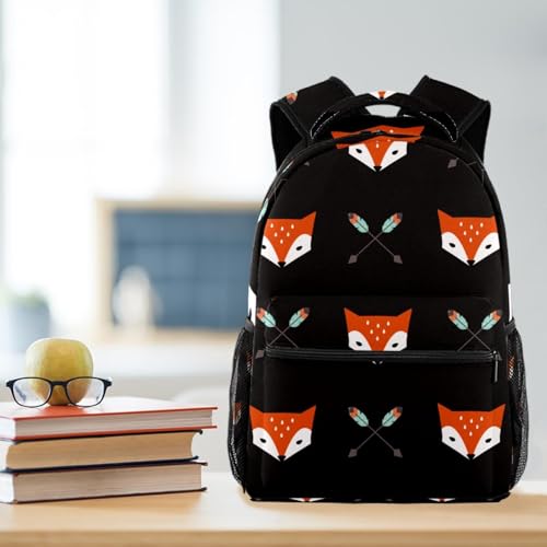 Sac de voyage décontracté renard multicolore pour les sorties week-end