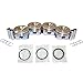DNJ PRK802 Piston and Ring Kit For 2005-2009 Audi Volkswagen A3 A4 A4 Quattro Eos GTI Jetta Passat TT 2.0L L4 DOHC 16V Naturally Aspirated BPG,BPY,BWT