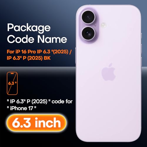 Image of TAURI 3 Pack for iPhone 17 screen Protector 6.3 inch with Auto-Installation Tool, Tempered Glass, Scratch-Resistant, [Military Grade Protection] Film
