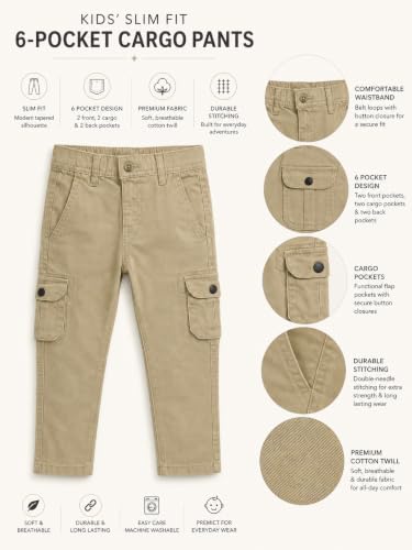 Image of Bold N Elegant Kids Regular Fit low Rise Cargo Pant