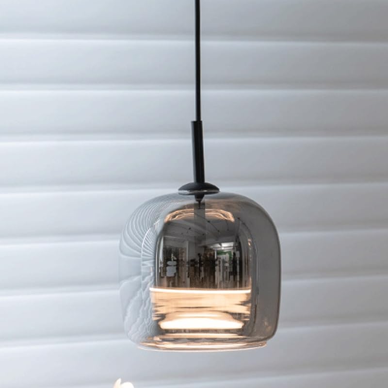 Lampe suspendue en verre style maison de thé pour l'ambiance zen du salon