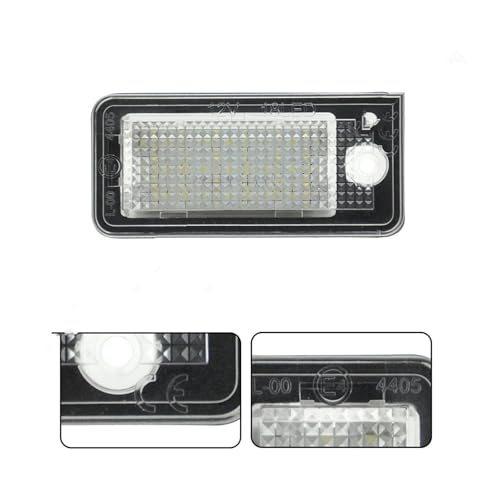 Luz matrícula LED Audi soluciona error de bombilla fundida en salpicadero para A4 B6 B7 A3 A6 Q7 6