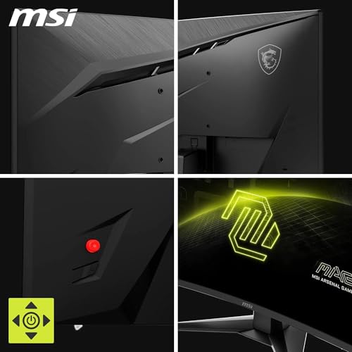 Miniatura 5 de MSI mag 242CA Monitor Gaming de 24" FHD 1500R, 1920 x 1080 VA, 180 Hz, 1 ms, Compatible con HDR, protección Ocular, HDMI 2.0b, DP 1.2a, sin Marco, inclinación Ajustable, Montaje Vesa, Negro