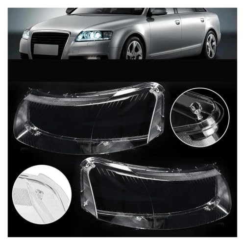 Coque phare jaunie Audi A6 C6 solution vitre transparente remplacement 2004-2011