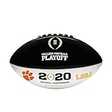 Wilson 2020 NCAA CFP Official Size Signature Football with LSU & Clemson Logos - Boxed