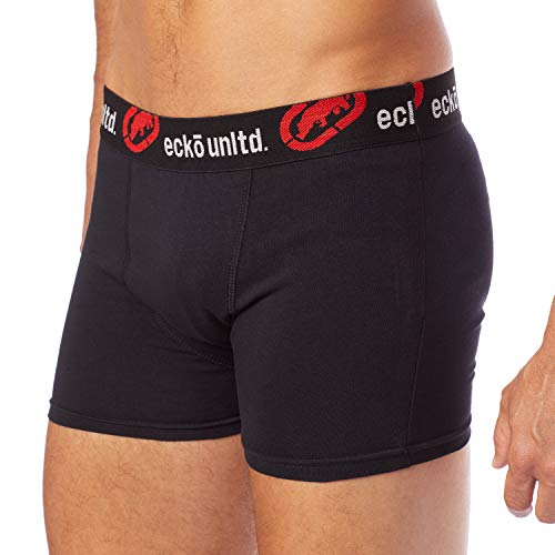 Cueca Boxer Algodão Masculina, Ecko, Preto, G