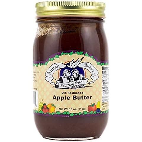 Amish Wedding All Natural Old Fashioned Apple Butter 18 Ounces (Pack of 2) Cover