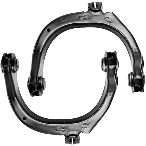 Image of Detroit Axle - Front End Control Arms Kit for Chevy Trailblazer SSR GMC Envoy Buick Rainier Saab 9-7x Isuzu Ascender Bravada, 2 Upper Control Arms 2 Lower Ball Joints Replacement