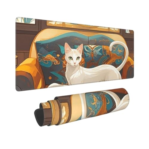 Tapis de souris Shiba Inu bords cousus : glisse fluide et base antidérapante
