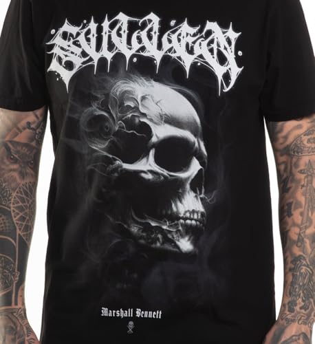 Sullen Men's Marshall Bennett Artist Series Tattoo Lifestyle Graphic Premium Short Sleeve Tee Black3
