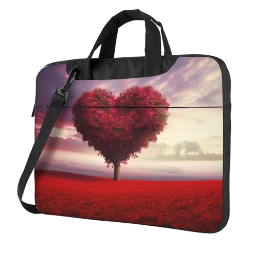 Sac ordinateur portable 13 à 15.6 pouces motif arbre rouge pour vos trajets quotidiens