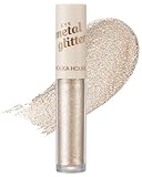 HOLIKA HOLIKA Eye Metal Glitter Eyeshadow - Liquid, Quick-Drying, Long Lasting, No Smudge or Flake - Shimmering & Luminous Eye Shadow - Ideal for Glamorous Eye Makeup Looks (10 SUNSHINE)