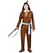 TecTake dressforfun Costume da Uomo - Indiano Apache Grande Bisonte | Parte e Pantaloni con Frange alle estremità delle Gambe e alle Braccia (M | No. 300647)