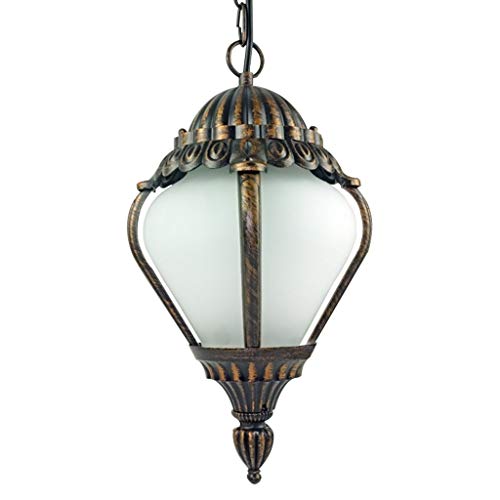 Lustre extérieur étanche en aluminium à tête unique E27 - 2
