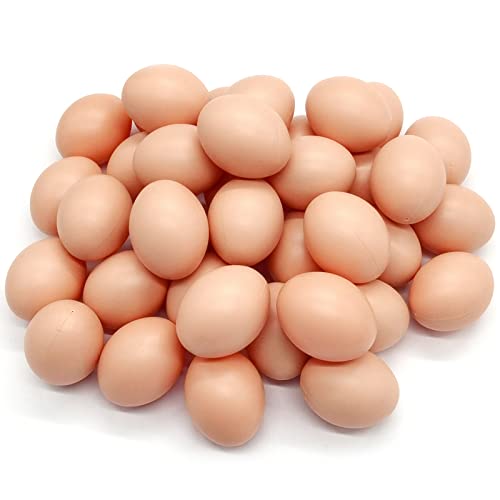 Dduolammng Plastic Fake Eggs,30 Pack Realistic Chicken Egg,Easter Egg for Home Decor,Festive Celebration,Easter Decor,Kids Toy,Painting,DIY