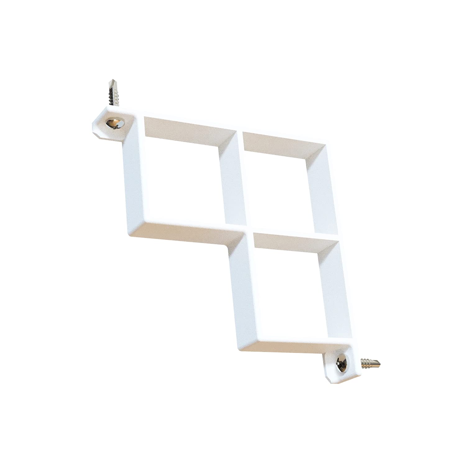 Tin Foil/Cling Film/Grease Proof Paper Mount Bracket Holder Organiser Corner Holder For Kitchen Cupboard Organisation White