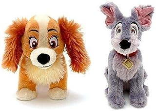 Disney Official Lady & The Tramp Soft Mini Plush Toys