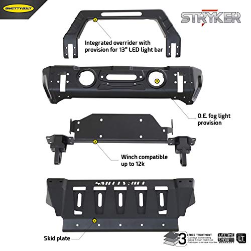 Smittybilt Stryker Front Bumper (Center Section Only) 76730 #TOP2