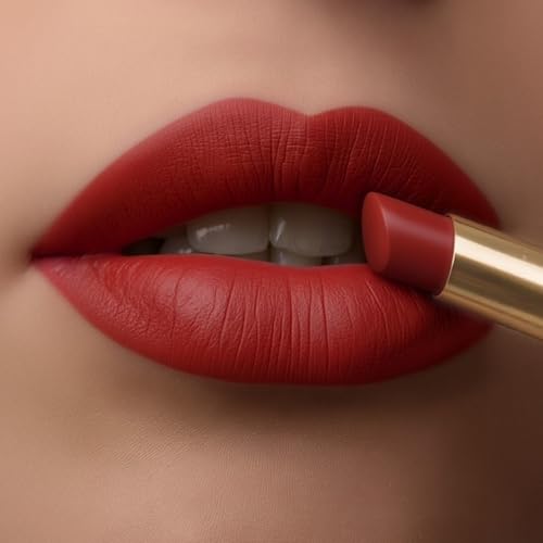 Image of TEEN TEEN LUXE Matte Lipstick | Long Lasting | Ultra Smooth | Velvet Finish Rich Pigmented Lip Shade | Lightweight & Travel Friendly Lip Color Stick | Red-Carpet, 1gm