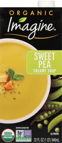 Image of Imagine Organic Creamy Sweet Pea Soup 32 oz (Pack of 4)