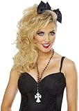 Costume Culture Women's 80's Satin Bow Headband