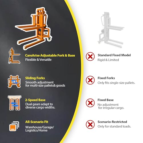 Electric forklift warehouse