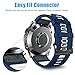 ZPJPPLX 22mm Quickfit Band Compatible with Garmin Fenix 8/7/6 epix Pro,Silicone Wrist Strap for Fenix E/5 Plus/5/tactix quatix 8 7 pro/Forerunner 970/965/955/Descent G2 G1/Approach S70/S62/S60 47mm