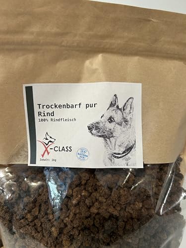 Trockenbarf Rind pur, Trocken-Barf aus 100% Rindfleisch 1kg