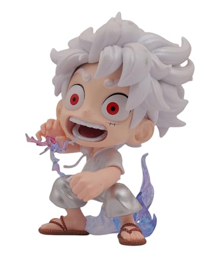 Image of Daiyamondo Premium Anime Action Figure- Unlease The Power of Highly Detailed Collectible with Dynamic Pose (Small White Luffy)