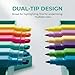 konket 12Pcs Bible Highlighters Pens No Bleed, Pastel highlighters Quick Dry, Aesthetic Cute Markers, for Bible Journaling Accessories School Supplies and Office (Macaron)