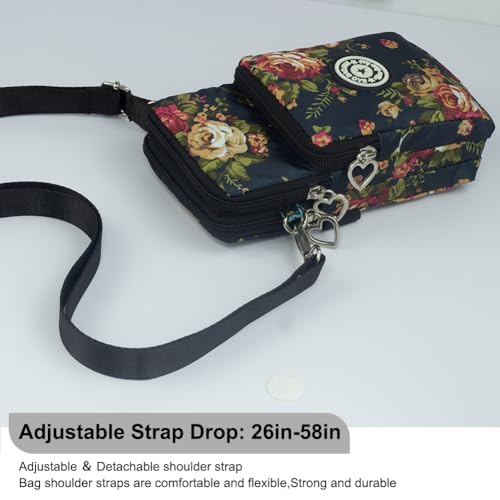 Image of JANKS Small Crossbody Bags for Women Mini Cell Phone Purses Handbag Shoulder Bag