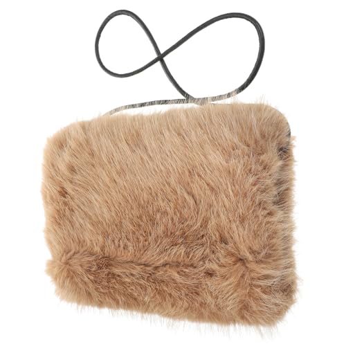Didiseaon Hand Muff for Women Winter Warm Handbag Faux Fur Cuffs for Outdoor Activities