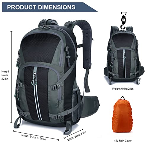 Mochila de senderismo 40L impermeable para hombre y mujer miniatura 2