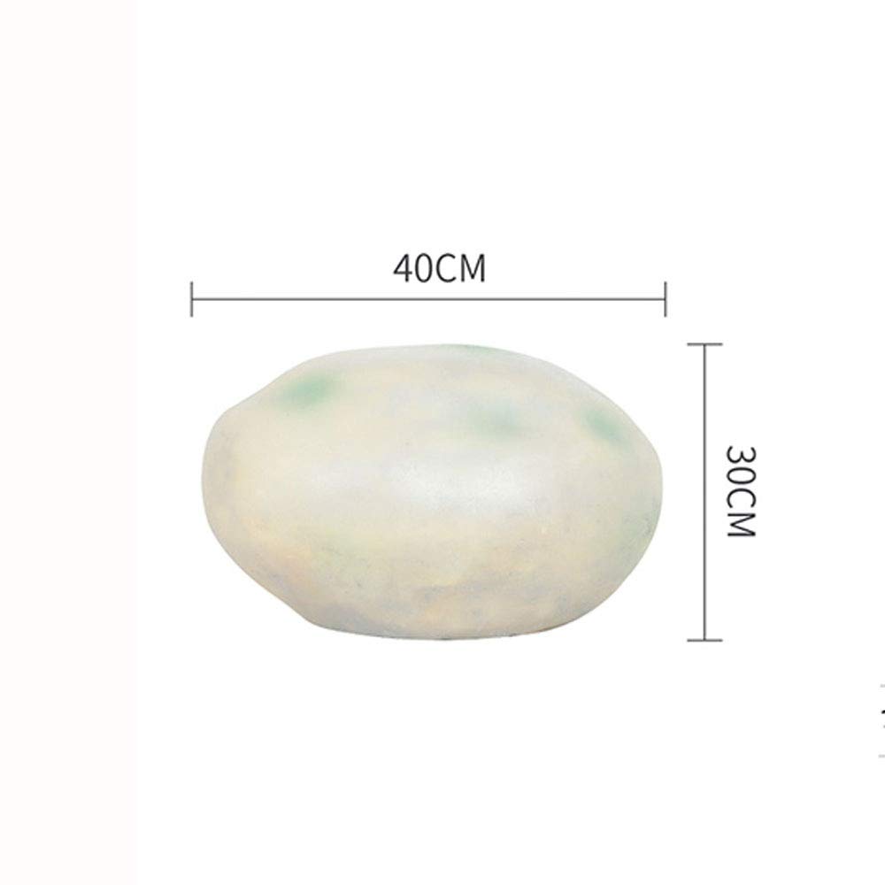 Lampada Stigma creativa a risparmio energetico di qualità impermeabile Luci da cortile luminose per esterni con ciottoli luminosi, Lampada stigma antiruggine IP44 antipioggia per giardino, prato,