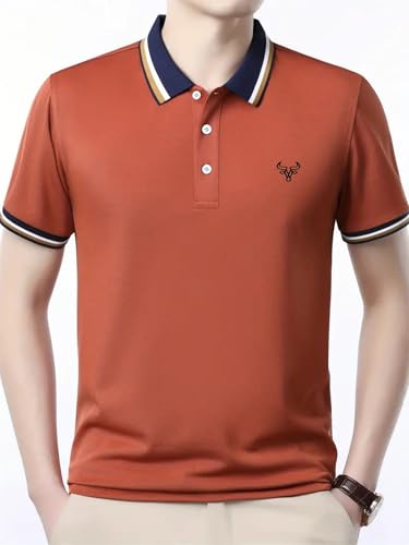 Image of Lymio Polo T Shirt for Men || T Shirt for Man || Collar T Shirt Style Men (Packs Also Available) (Polo-81-84)