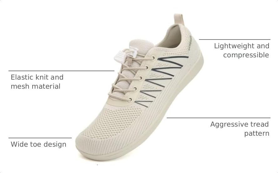 Image of WateLves Wide Diabetic Shoes Mens Womens Water-Beach-Swim-Barefoot Shoes Breathable & Non-Slip & Optimal Relaxation Walking Sneakers