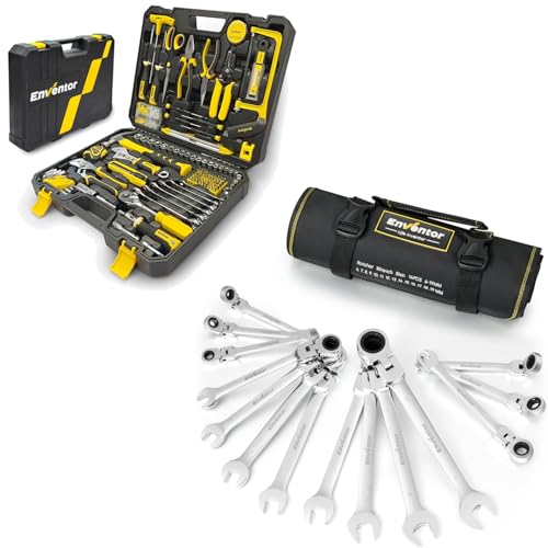 Kit de herramientas combinado ENVENTOR 220 piezas miniatura 1