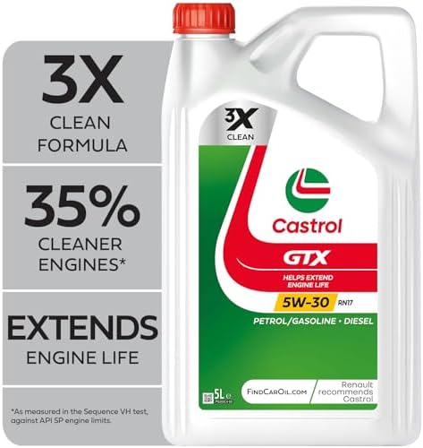 10 L LITER CASTROL GTX 5W-30 RN17 MOTOR-ÖL MOTOREN-ÖL