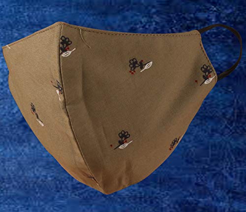 Touchstone Máscara facial de algodão de 3 camadas reutilizável lavável tamanho pequeno (pacote com 3