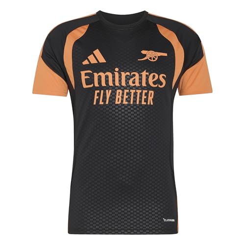 adidas Arsenal FC Training Jersey, Black/Orange, L : Amazon.com.au