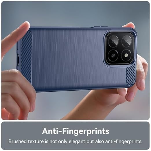 Image of Hybrid Carbon Fiber Back Case for Honor X5B / X5B Plus (Blue)