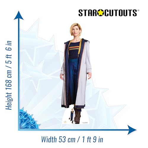 Silhouette en carton Doctor Who taille réelle Jodie Whittaker Star Cutouts - 3