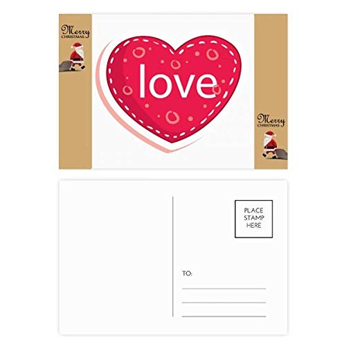Cartes postales Saint-Valentin lot de 20 pour ne plus manquer d'idées de mots doux roses