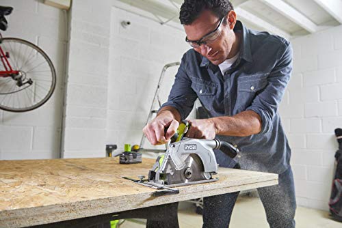 Ryobi Akku-Handkreissäge R18CS-0 (Säge ohne Akku, 18 V, Bohrungs-ø 16 mm, Leerlaufdrehzahl 4700 min-1, Tiefen… – Bild 5