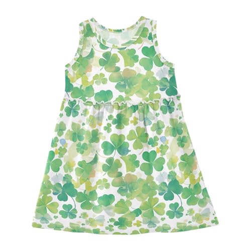 KLL Theme St Toddler Girls A-Line Dress Casual Sundress Summer Round Neck