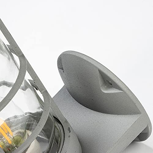 Applique de prestige extérieure E27 design intemporel en verre clair - Paire - 8